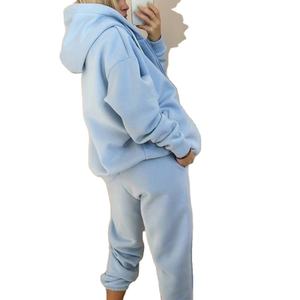 Conjunto de chándal con cremallera Chándales Mujer 2 piezas Casual Ladies Track Suits Bottoms Jogging Suits / 100% chándal de algodón - Product Image 3