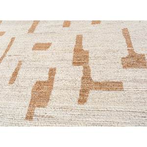 พรมขนสัตว์อัฟกันถักมือลายเรขาคณิตแบบนามธรรม รุ่น Re-1565 รูปทรงสี่เหลี่ยมผืนผ้า พรมปูพื้นห้องนั่งเล่น พรมปูพื้นห้องโถง - Product Image 3