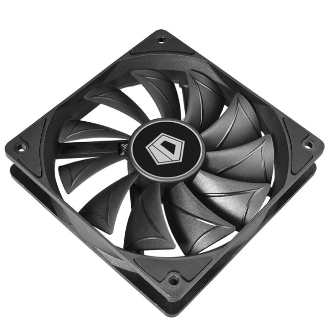 ID-охлаждение XF-12025-SD-K SD-W белый свет черный pwm контроллер температуры водяного охлаждения процессора вентилятор