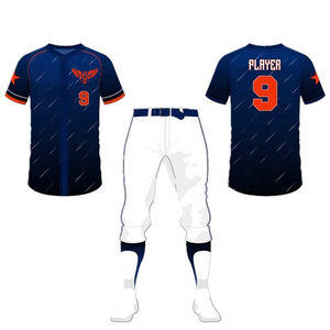 Venta al por mayor de uniformes de béisbol de calidad para hombres transpirable sólido personalizado de alta calidad para hombres baratos uniformes de béisbol - Product Image 3