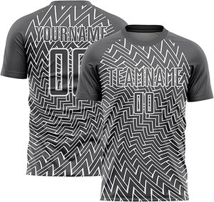 ชุดเสื้อฟุตบอลผ้าโพลีเอสเตอร์100% ชุดเสื้อฟุตบอลแบบแห้งเร็วเสื้อฟุตบอลแบบระเหิดระบายอากาศ - Product Image 6