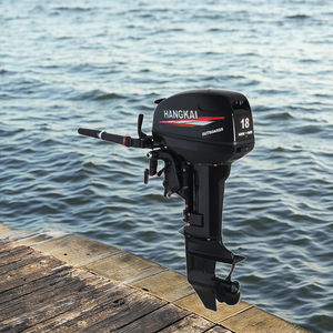 جديد 18H P 246cc خفيف الوزن ثنائي الأشواط من الألومنيوم خارج اللوحة Mo tor En gine لقارب الصيد قارب عائم قارب قارب قارب - Product Image 1