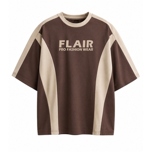 T-shirt en jersey de coton surdimensionné personnalisé pour la mode |   T-shirt streetwear premium de qualité supérieure | - Product Image 2