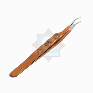 Pince à épiler de précision en acier inoxydable de haute qualité Pince à cils Outils de beauté - Product Image 2