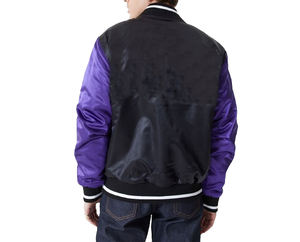 Baseball matelassé bouffée Varsity Street Wear vêtements Nylon Streetwear Ma1 gonflé Satin personnalisé hommes Bomber veste - Product Image 3