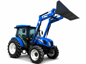 Tractor Agrícola Usado New Holland de 30HP 4WD con Cargador Frontal, Color Azul, Caja de Cambios de Alta Calidad, Motor FPT - Product Image 1