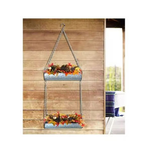 Macetas colgantes galvanizadas para decoración del hogar, macetas para flores, plantas, hierbas, macetas decorativas elegantes, macetas para flores - Product Image 1