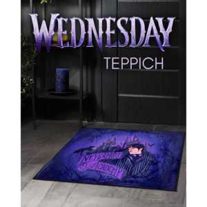 Tapis de porte au design moderne inspiré de l'Académie Nevermore - Product Image 3