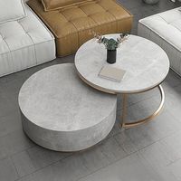Table basse en ciment de haute qualité, durable, fabriquée au Vietnam, pour salon ou bureau – Expérience d'usine asiatique, design moderne