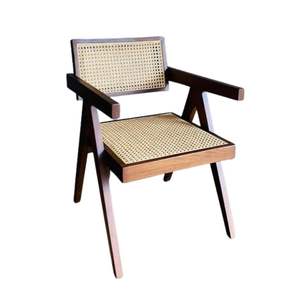 Furniture Living Room <b>Chairs</b> Made Of Wood And Rattan Combination <b>With</b> Neat Finishing Durable And Long Lasting - Product Image 2