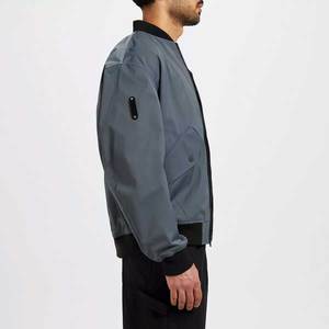 Wholesale Men Quilted Hooded <b>Heated</b> Silk Lining Custom OEM ODM Varsity Baseball <b>Jacket</b> Streetwear Fashion Casual Outerwear - Product Image 5