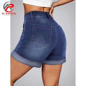 <b>Womens</b> High Waist Denim <b>Shorts</b> Casual Ripped Summer Hot <b>Short</b> <b>Jeans</b> Distressed Design Pockets Stylish - Product Image 3