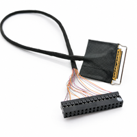 Cable LVDS de 40 Pines para Pantalla, Arnés de Cables de Cobre Estañado con PVC y PTFE, Doble Canal de 6 Bits para LED, LCD, Computadoras y Electrodomésticos