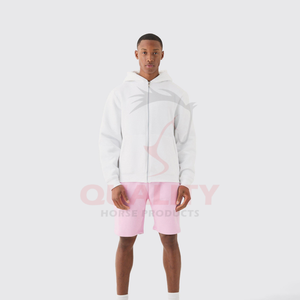 100% Quality Cotton Polyester Men's Zipper Hoodies Personalized Winter <b>Fleece</b> with Hooded Collar Solid Pattern <b>Thermal</b> for sale - Product Image 6