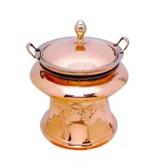 Metal Chaffing Dish Newly Concept Chef Equipment Chafing Dish Wedding Food Container Pot Display Decoration Casserole