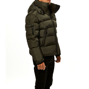 Chaqueta acolchada impermeable cálida de estilo de moda personalizada para hombre, ropa de calle de invierno al por mayor, chaqueta acolchada - Product Image 6