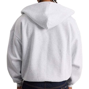 Sweat à capuche de luxe 100% coton de haute qualité pour hommes Designer Streetwear avec imprimé graphique zippé pour l'hiver - Product Image 4