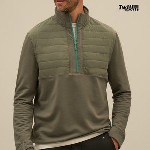 350GSMผู้ชายฤดูใบไม้ร่วงฤดูหนาวที่กําหนดเองว่างเปล่าครึ่งZip Up Pulloverเสื้อผู้ชายสบายๆขั้นพื้นฐานเสื้อเหงื่อ 2024 - Product Image 2