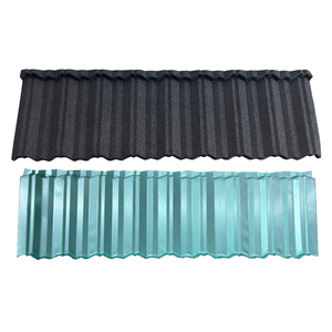 Tuiles de <span class=keywords><strong>toiture</strong></span> en métal composite de luxe classiques à bords biseautés, effet <span class=keywords><strong>ardoise</strong></span>, revêtement en pierre, pour villas de Moscou - Product Image 1