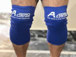 Genouillères ajustables en nylon à trois plis, coudières à ressort pour l'entraînement, la compression et le sport - Product Image 2
