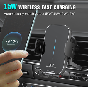 Wireless Charger Phone Cradle 15W Fast Wireless <b>Car</b> Charger <b>Holder</b> - Product Image 5
