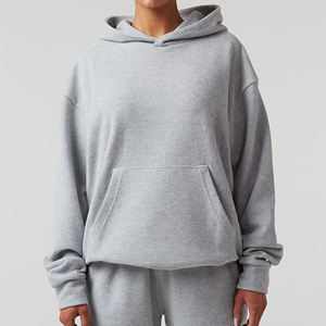 Último chándal de moda 100% de algodón para mujer, Jersey y pantalón informal cómodo de gran tamaño, diseño único para el invierno - Product Image 2