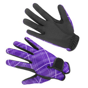 Gants d'équitation en cuir avec panneaux respirants pour l'équitation hivernale, design à doigts complets - Product Image 4