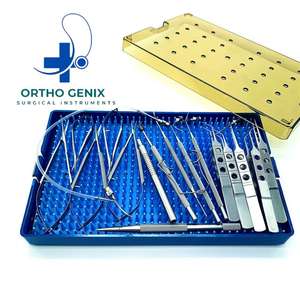 Ensemble de 40 pièces pour la chirurgie ophtalmique manuelle de la cataracte Équipement de chirurgie oculaire certifié CE de haute qualité pour l'implantation/le retrait d'IOL - Product Image 4