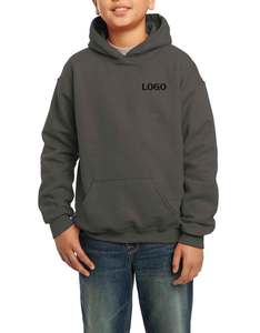 Fabricant personnalisé pour les sweats à capuche style hiver pulls garçons poche poche style logo personnalisé imprimé sweats à capuche unis enfants unisexe - Product Image 3