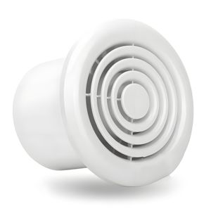 Quiet Wall-Mounted Exhaust Fan Humidity <strong>Control</strong> Plastic Blade for Small Spaces 50Hz AC Low <strong>Noise</strong> Electric OEM/ODM Customized - Product Image 3