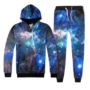 Vêtements décontractés en gros pour hommes, ensembles de survêtements sublimés de haute qualité, légers et respirants - Product Image 1