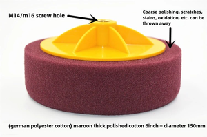 Tampons de polissage de 6 pouces pour tampons de polissage en mousse Carwholesale - Product Image 5