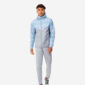 Breathable Printed Hooded Men Windbreaker Tracksuit Casual Wear <b>100</b>% <b>Nylon</b> High Quality Price - Product Image 1