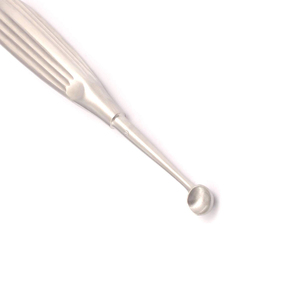 Qnq อุปกรณ์ผ่าตัดออร์โธปิดิกส์17ซม. ช้อนสแตนเลสคมด้ามตรงก้านรูปไข่ - Product Image 5