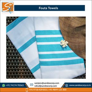 Proveedor indio de alta absorción de agua multicolor mejor calidad 100% algodón OEM Fouta Toallas de playa Toalla de playa de golf - Product Image 3