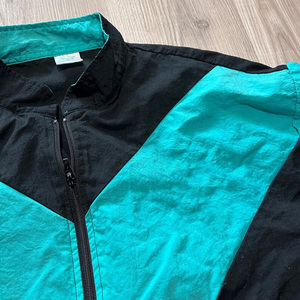 Veste coupe-vent vintage des années 90, taille américaine plus, fermeture éclair, imperméable, respirante, toile enduite, doublure en lin, coupe-vent, capuche, automne - Product Image 3