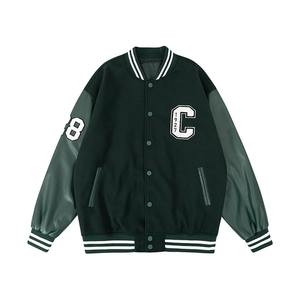 Vente en gros de vestes universitaire avec logo 3D de haute qualité Veste d'hiver universitaire pour hommes Fabricant de vêtements d'hiver pour hommes OEM - Product Image 1