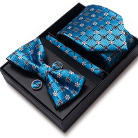 Ensemble cravate et foulard carré de marque pour homme, idéal pour le bureau, les affaires, les événements et les cadeaux pour père