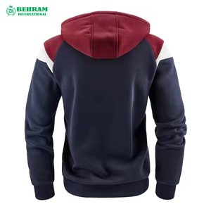 Custom Wholesale Zip-Up <b>Hoodie</b> Breathable Quick Dry High Street Vintage Winter 280g Heavyweight Fleece <b>Hoodie</b> - Product Image 5
