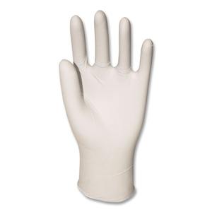 Guantes de Vinilo Sintético Sin Polvo Extra Grandes Boardwalk de 4 Mil, 9.5 Pulgadas Beige Largo (100/Caja) - Product Image 2