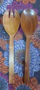 Cuchara de cena de madera Retro de calidad Natural, regalos creativos de resina portátil para fiestas a la venta - Product Image 3