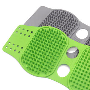 <b>Pet</b> Grooming Supplies Double-Sided Thermoplastic Rubber <b>Bath</b> Massage Gloves & Brushes for Cats Dogs - Product Image 3