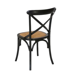 Sillas de Restaurante con Asiento de Ratán, Diseño Tradicional, Silla de Comedor de Madera Moderna y Duradera para Uso Comercial - Product Image 3