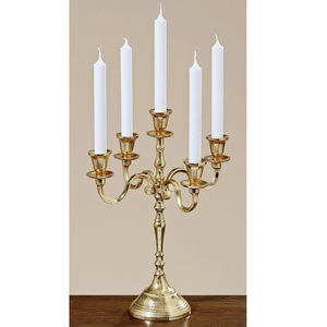 Haute qualité 3 bras en aluminium candélabre bougeoir finition argentée artisanat mariage décoration de table maison déco pièce maîtresse - Product Image 6