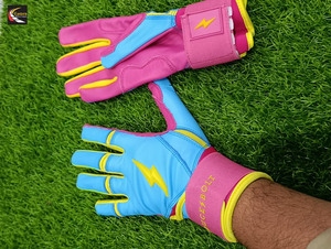 Guantes de Bateo de Béisbol y Sóftbol de Cuero Personalizados al por Mayor, Guantes Profesionales para Adultos y Jóvenes, Precio Económico para Niños y Niñas - Product Image 5