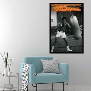 Modern Style for Muhammad Ali Sandbag <b>Poster</b> Made of Paper for Wall Decor - Product Image 3