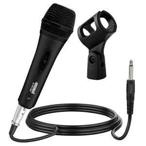 5Core XLR <b>Microphone</b> Dynamic Mic Karaoke <b>Singing</b> Studio Mics Handheld Microfono - Product Image 1