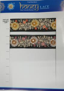 Sequin Embroidered <b>Lace</b> with Floral Design Embroidered Tulle <b>Lace</b> <b>Fabric</b> for Evening Gowns - Product Image 4