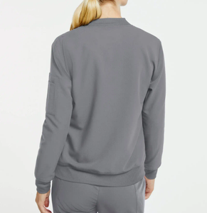 Chaqueta médica duradera con bolsillos funcionales y tela transpirable para uniformes sanitarios profesionales - Product Image 2