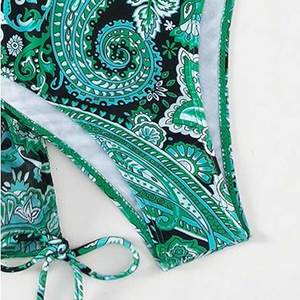 2025 personnaliser nouveauté 3 pièces Bikini maillot de bain impression maillots de bain Bikini vêtements de plage avec cordes maillots de bain pour les femmes - Product Image 6